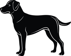Dog silhouette vector designs 11