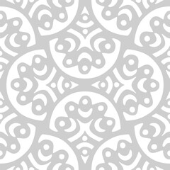 Vector seamless hand drawn pattern, fish scale print. Beautiful asian style design for textile, backgrounds, wallpaper, wrapping paper.