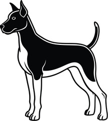 Dog silhouette vector designs 14