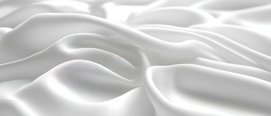 Obraz premium White silk fabric texture background.