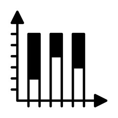 Chart Graph Data Visualization Solid Icon