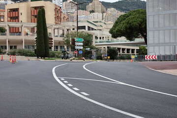 street in the city of monaco