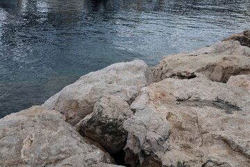 rocks in the water
