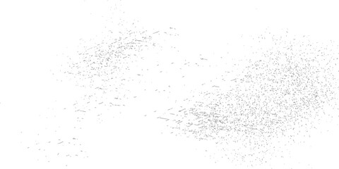 Dust overlay. Dark noise granules. Vector design  Distress grunge grain dot background. Gritty dirt splash repeated pattern. Splattered grit overlay with drops,different distressed black grain texture