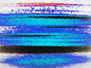 Obraz premium Retro VHS background. Glitch art scan line background. TV scan line monitor for old technology concept. Glitch camera effect. 