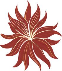 Obraz premium abstract flower vector illustration