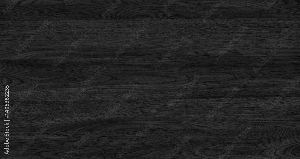 Poster A black abstract wooden texture surface background with a grain pattern. The surface is dark and has a wood grain pattern.