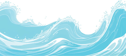 
Elegant Water Wave Abstract Design in Soft Blue and Green Watercolor, Perfect for Background Use in Graphic Design Projects Focused on Tranquility and Oceanic Themes.
