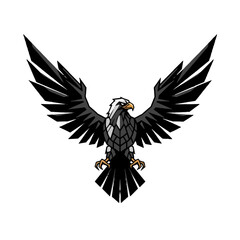 Obraz premium Eagle with Open Wings