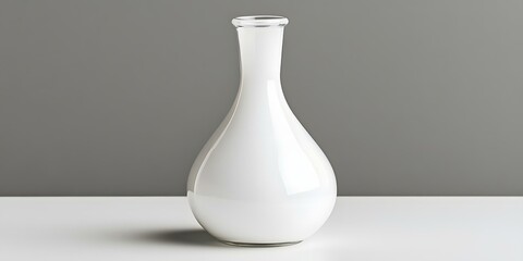 Clean White Research Beaker