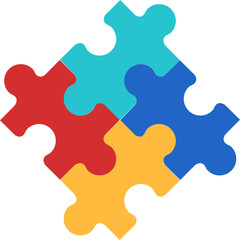 Obraz premium World autism awareness day illustration 