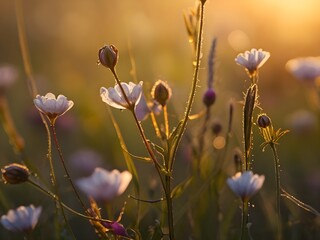 wild flowers in the field