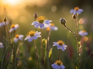 field of daisies