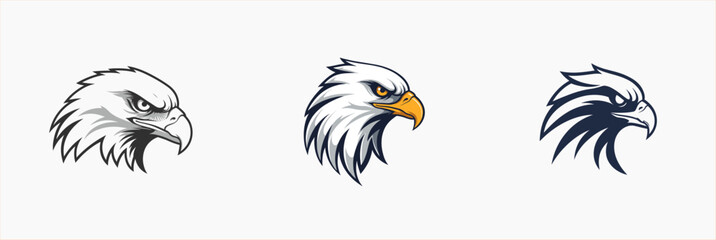 Eagle Head Logo Collection: Vector Illustrations
