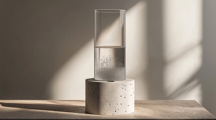 Water purification system visualized as minimalist sculpture