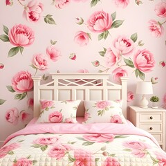 bed in bedroom