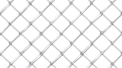 Fototapeta premium Abstract Grid Pattern on Transparent Background in Black and White Design