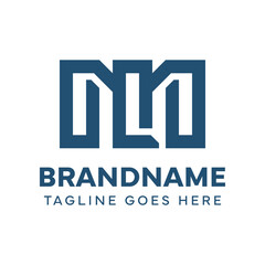 Letters MQ Monogram Logo, suitable for any brand with MQ QM initials