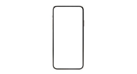 A smartphone with a black and white screen is centered against a black background in a studio shot