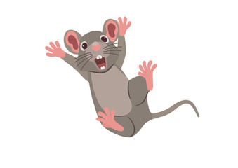 Scared mouse expression