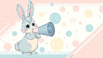 Easter Bunny Announces Spring Celebrations With Joy and Excitement Generative AI