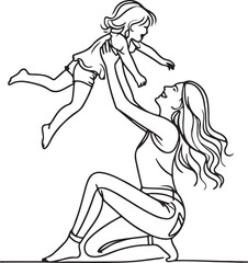 hammer design minimalist line drawing vector