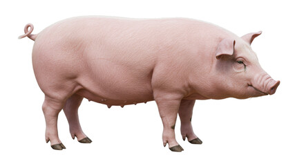Isolated Pig