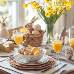 easter table setting