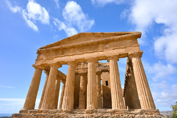 Greek temple - remains of the Temple of Concordia.