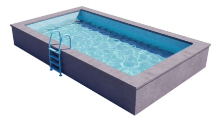 Isolated Swimming Pool