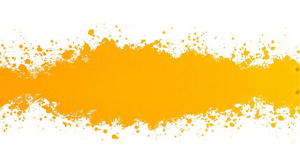 Abstract Orange Splash Across a Black Background Digital Illustration