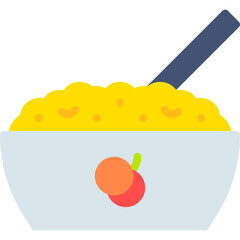 Cranberry Sauce single vector illustration icon