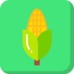 Corn single vector illustration icon