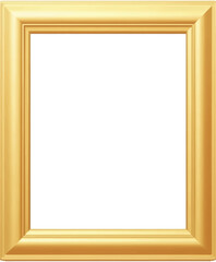 Golden frame with white space