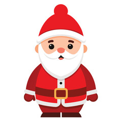 Christmas Santa Claus clipart on white background
