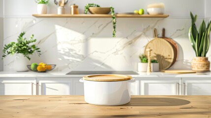 Fototapeta premium Soft focus interior decor display pastel colors