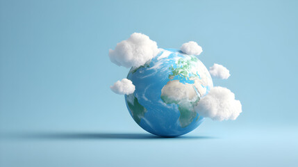 Earth Globe Clouds Environment