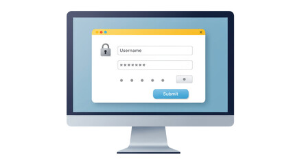Isolated Login Screen