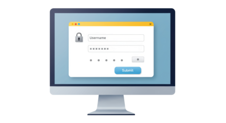 Isolated Login Screen