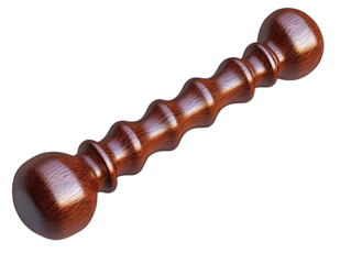 Bronze Object 3D Illustration on a Transparent Isolated Background