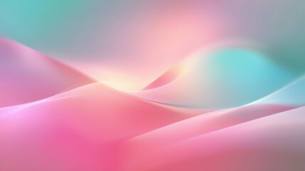 Soft pastel gradient waves create a modern abstract background, emphasizing minimalism and professionalism, suitable for corporate applications