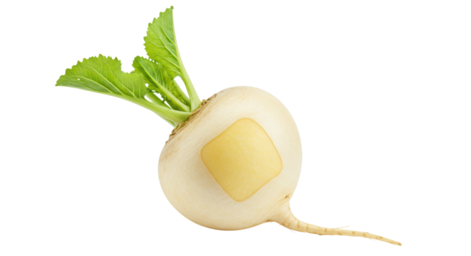 Isolated Turnip Vegetable
