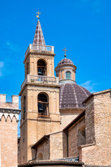 Bell Tower and Dome of the Cathedral of San Feliciano