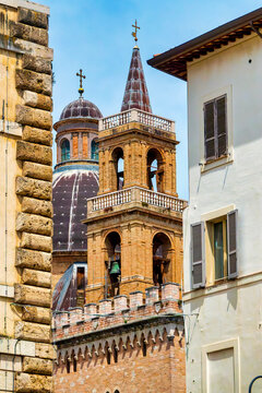Bell Tower and Dome of the Cathedral of San Feliciano