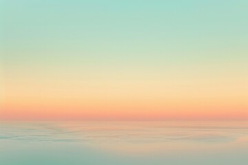 Tranquil pastel sky meets ethereal clouds in this serene dreamlike skyscape
