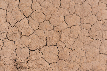 Cracked dry Earth texture background