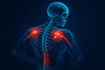 レントゲン・3D骨格・痛み
