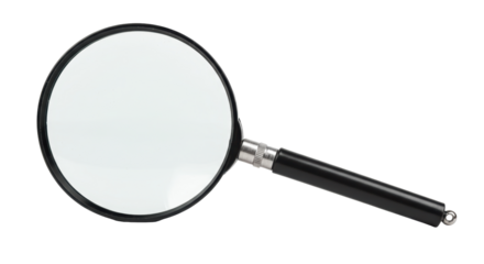 Isolated Magnifying Glass