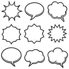 Comic Book Speech Bubbles