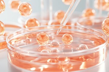 Visual Representation of Stem Cell Pathways Showing Cellular Behavior and Manipulation in a Laboratory Setting